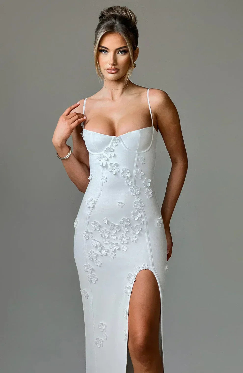 "Melina" Maxikleid mit Blumen