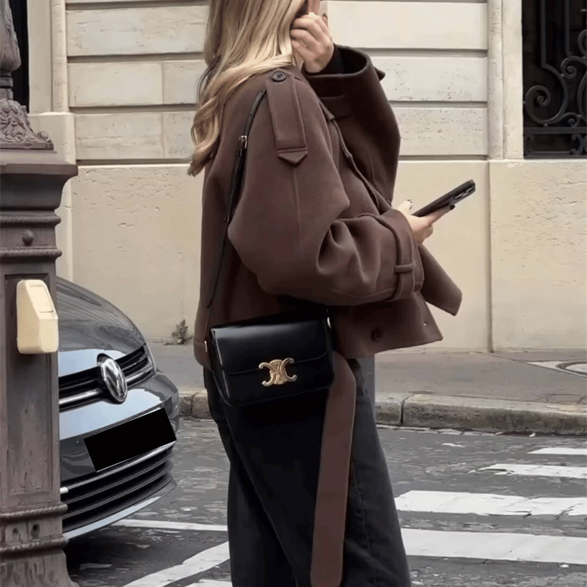 "Victoria" Cropped Trenchcoat