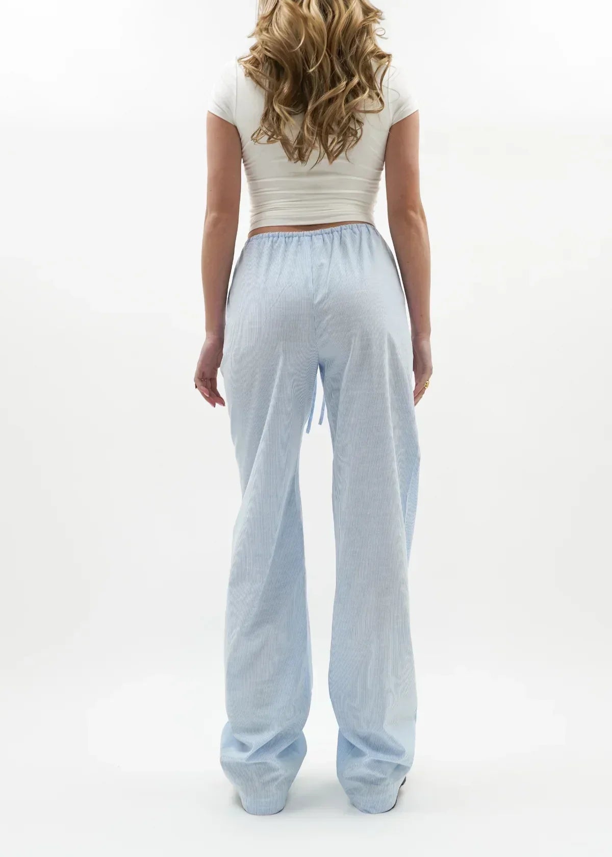 "Hannah" Leinenhose Babyblue