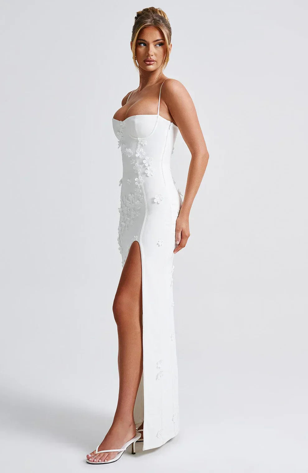 "Melina" Maxikleid mit Blumen