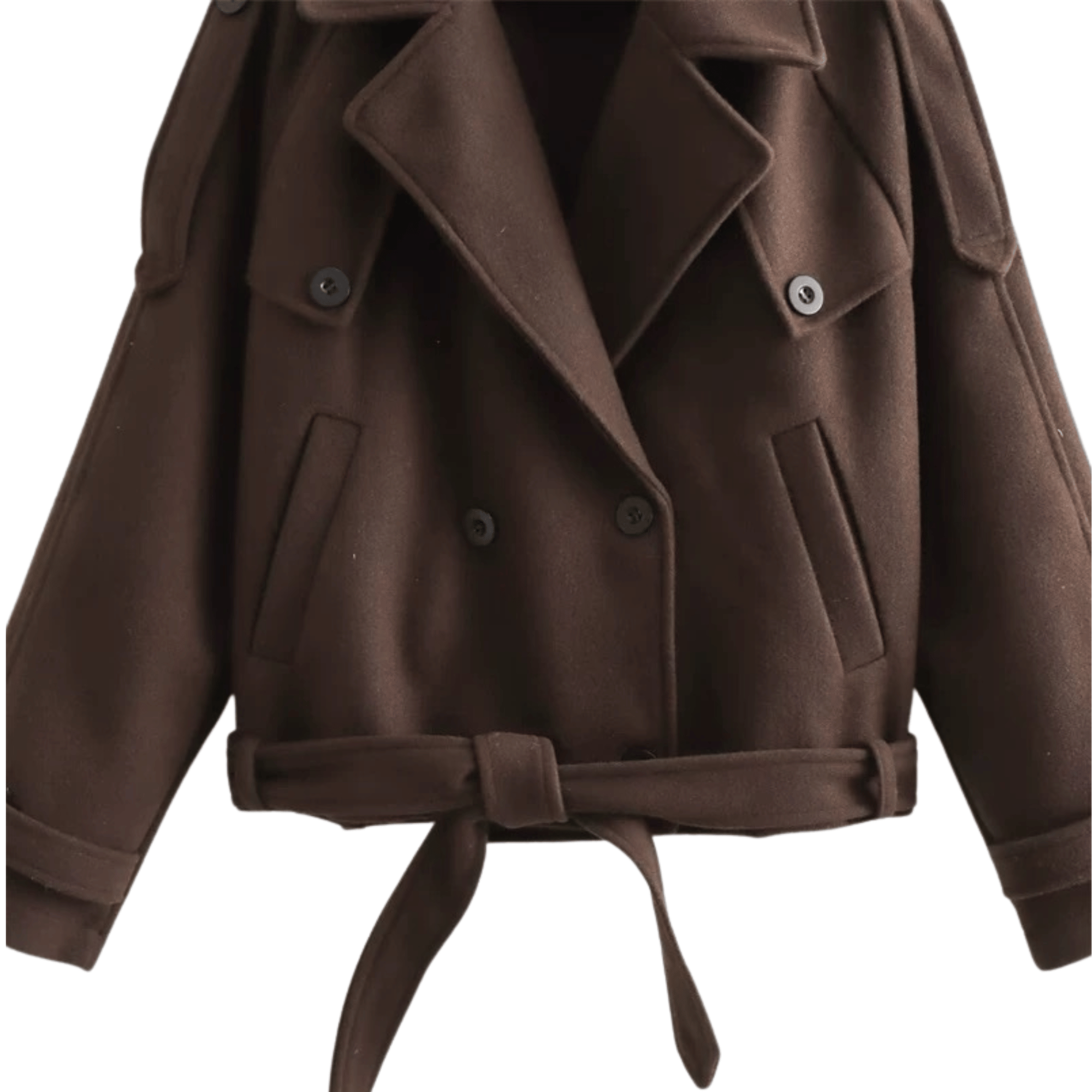 "Victoria" Cropped Trenchcoat